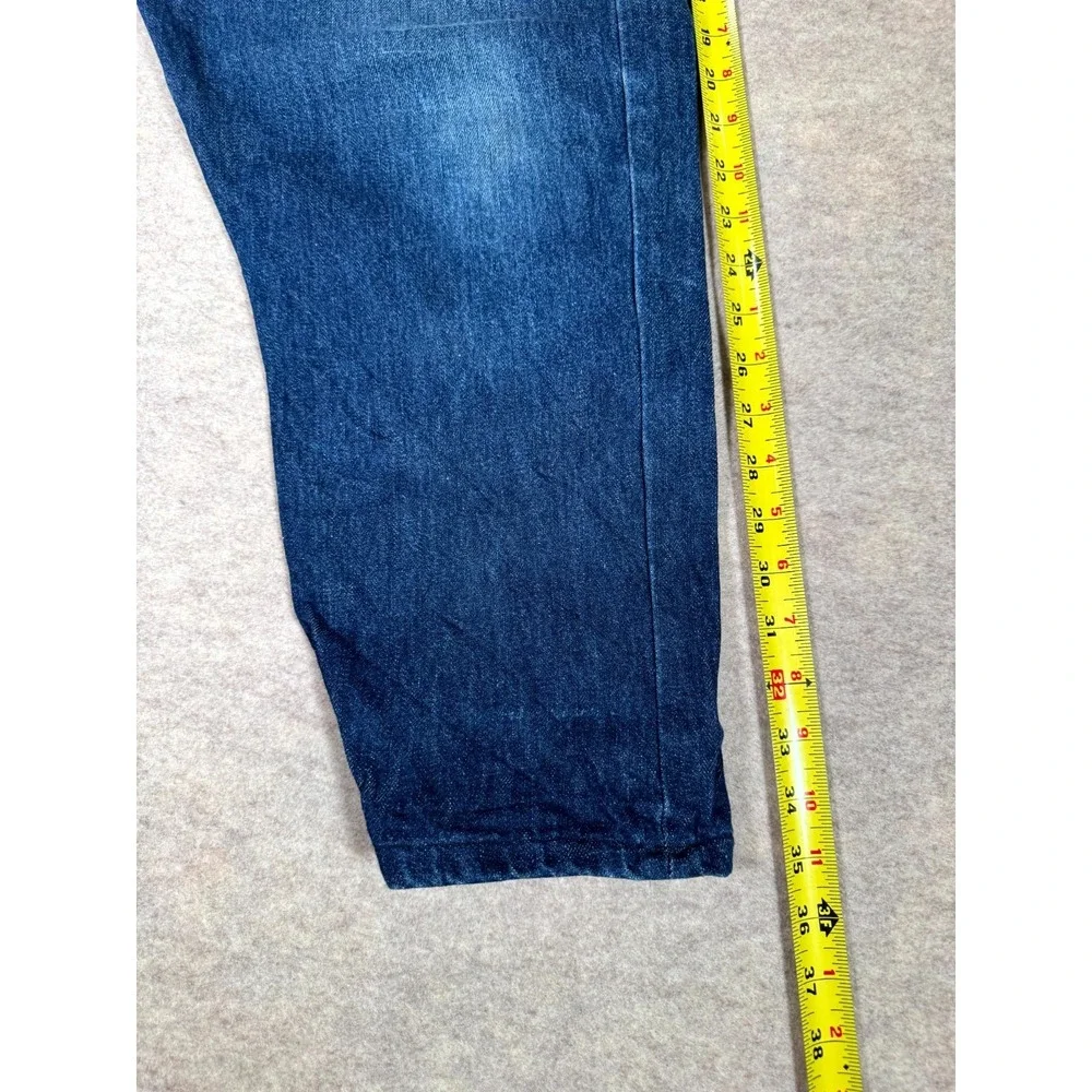 Levis 501 Original Jeans Mens 38x32 Blue Denim Classic Straight Leg‎ Button Fly
